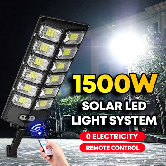 1500W Solcellsdrivet LED-ljussystem