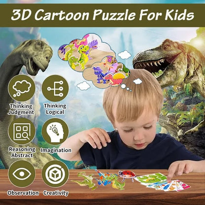 Educational 3D Cartoon Puzzle🧩