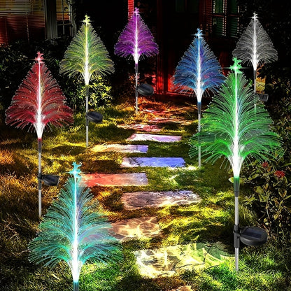 Solcellsdrivna julljus med 7 färgväxlingar