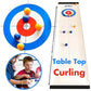 Curlingspel på bordet